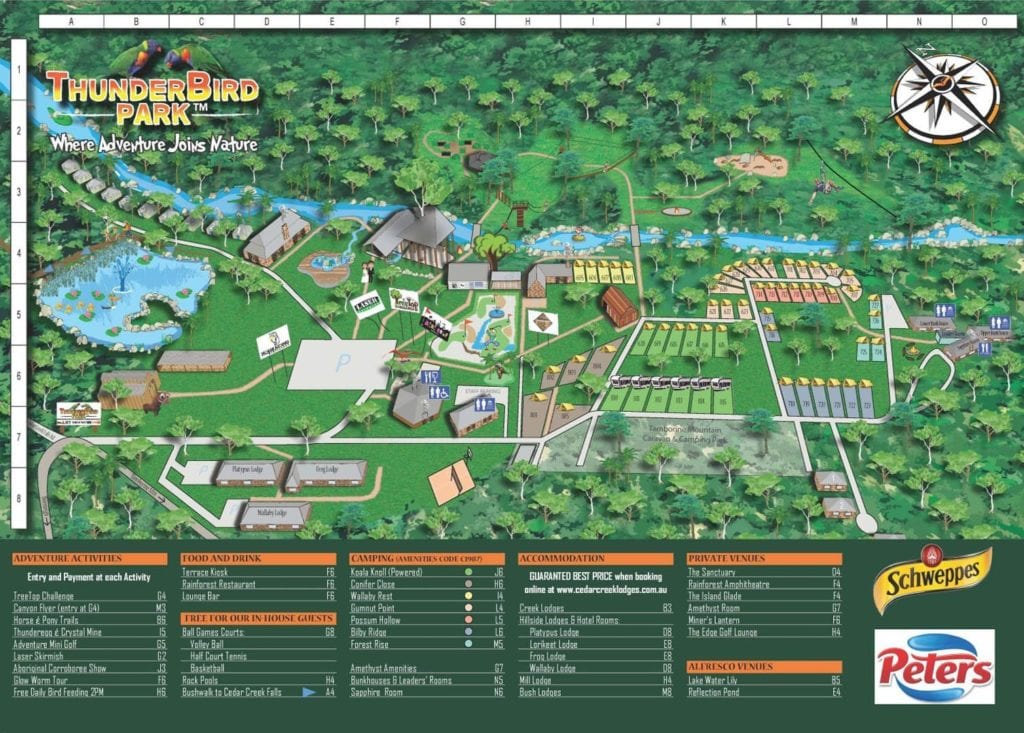thunderbirdpark map